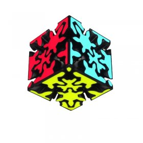 QiYi MoFangGe Crazy Gear 3x3 Magic Cube Tiled Stickerless QiYi MoFangGe Crazy Gear 3x3 Magic Cube Tiled Stickerless