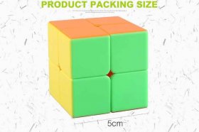 Shengshou Rainbow 2x2x2 Stickerless Magic Cube 50mm Shengshou Rainbow 2x2x2 Stickerless Magic Cube 50mm