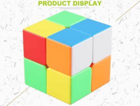 Shengshou Rainbow 2x2x2 Stickerless Magic Cube 50mm Shengshou Rainbow 2x2x2 Stickerless Magic Cube 50mm