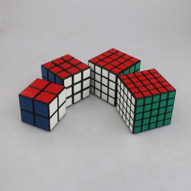 ShengShou 4 Magic Cubes Bundle - 2x2 3x3 4x4 5x5 Cube Black ShengShou 4 Magic Cubes Bundle - 2x2 3x3 4x4 5x5 Cube Black