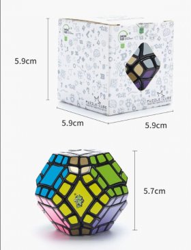 LanLan 12-Axis Dodecahedron Magic Cube Black LanLan 12-Axis Dodecahedron Magic Cube Black
