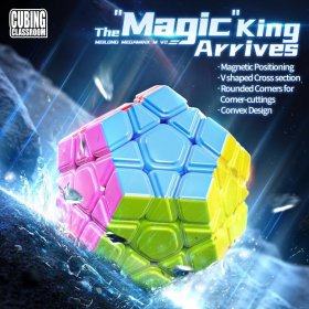 MoYu Classroom MeiLong Megaminx M V2 Magnetic Speed Cube Stickerless MoYu Classroom MeiLong Megaminx M V2 Magnetic Speed Cube Stickerless