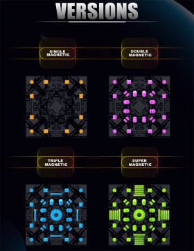 MoreTry TianMa X3 3x3 Magnetic Black MoreTry TianMa X3 3x3 Magnetic Black