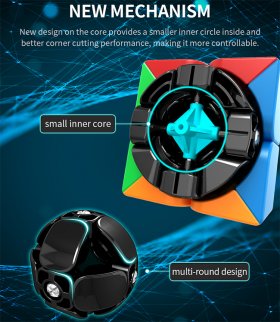 Classroom Meilong 2x2x2 Magic Cube Stickerless Classroom Meilong 2x2x2 Magic Cube Stickerless