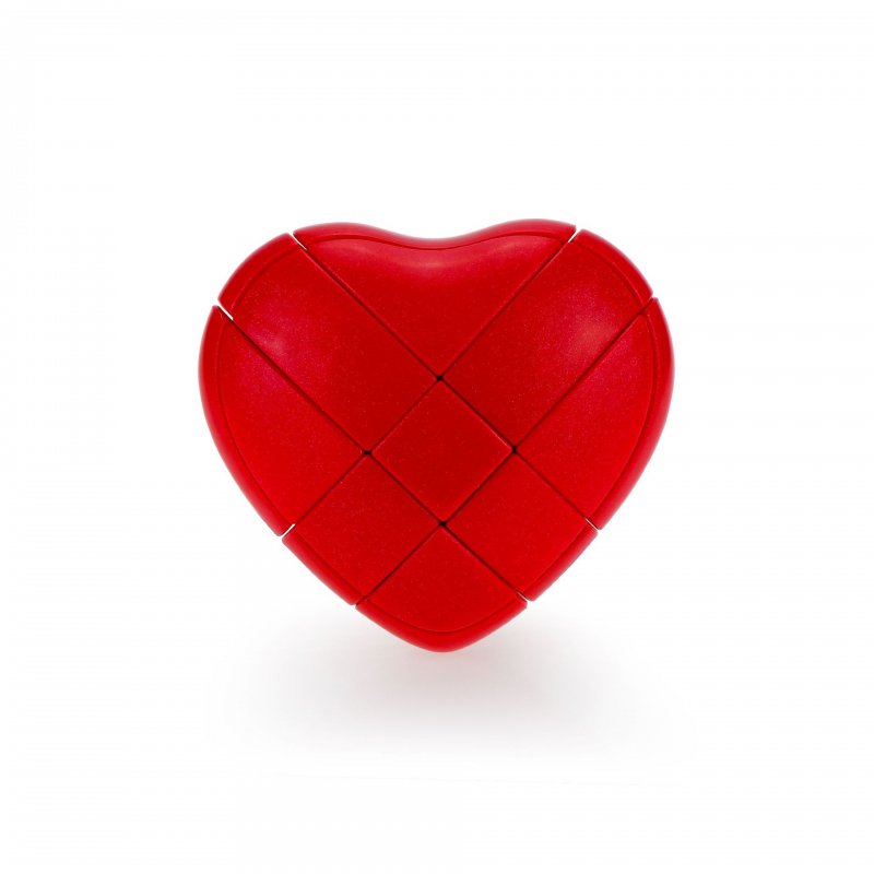 YJ 3x3 Love Heart Magic Cube Puzzle