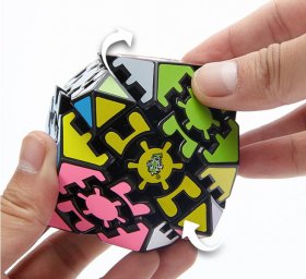 LanLan Gear Rhombic Dodecahedron Magic Cube Black LanLan Gear Rhombic Dodecahedron Magic Cube Black