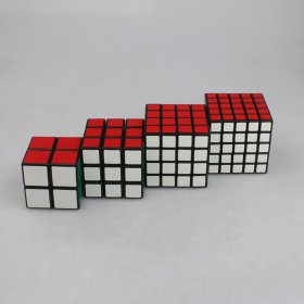 ShengShou 4 Magic Cubes Bundle - 2x2 3x3 4x4 5x5 Cube Black ShengShou 4 Magic Cubes Bundle - 2x2 3x3 4x4 5x5 Cube Black