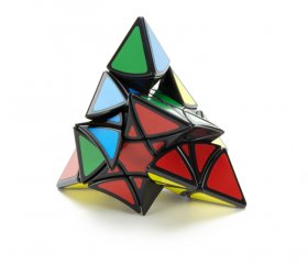 LanLan Curvy Hexagram Pyraminx Cube Black LanLan Curvy Hexagram Pyraminx Cube Black