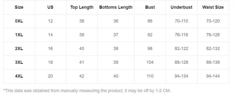 Women's plus-size printed three-piece bikini swimsuit set