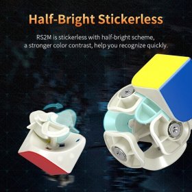 MoYu Classroom RS2 M 2020 2x2x2 Magnetic Magic Cube Stickerless MoYu Classroom RS2 M 2020 2x2x2 Magnetic Magic Cube Stickerless