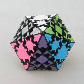 LanLan Gear Conical Dodecahedron Magic Cube Black LanLan Gear Conical Dodecahedron Magic Cube Black