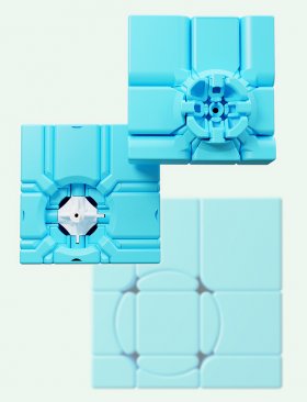 SengSo 3x3x3 Mirror Circular Cube SengSo 3x3x3 Mirror Circular Cube