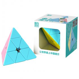 MoYu Classroom Meilong Pyraminx V2 Cube Macaroon Color MoYu Classroom Meilong Pyraminx V2 Cube Macaroon Color
