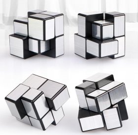 QiYi 2x2x2 Brushed Mirror Block Cube QiYi 2x2x2 Brushed Mirror Block Cube
