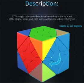 MoYu MeiLong HunYuan Oblique Turning Cube V3 Stickerless