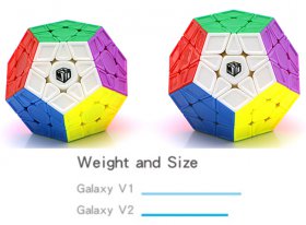 QiYi Galaxy V2 Concave Megaminx Black QiYi Galaxy V2 Concave Megaminx Black