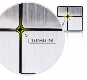 QiYi 2x2x2 Brushed Mirror Block Cube QiYi 2x2x2 Brushed Mirror Block Cube