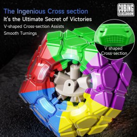 MoYu Classroom MeiLong Megaminx M V2 Magnetic Speed Cube Stickerless MoYu Classroom MeiLong Megaminx M V2 Magnetic Speed Cube Stickerless