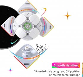 GAN251 M Air Magnetic 2x2x2 Speed Cube Stickerless GAN251 M Air Magnetic 2x2x2 Speed Cube Stickerless