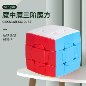 SengSo Circular 3x3x3 Dodecaheds Cube Puzzle Stickerless SengSo Circular 3x3x3 Dodecaheds Cube Puzzle Stickerless